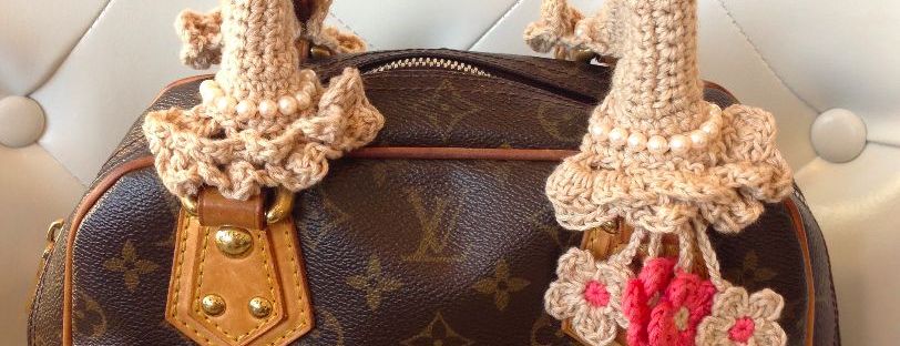 Louis Vuitton Nice Nano Handle Cover Crochet Handbag Accessories Made to  Order